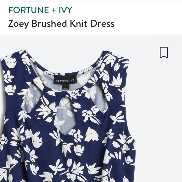 fortune & ivy Dresses & Skirts - FORTUNE + IVYZoey Brushed Knit Dress